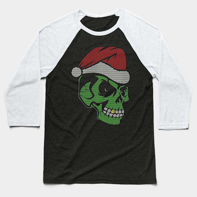 Bad Santa Baseball T-Shirt by IGSeven